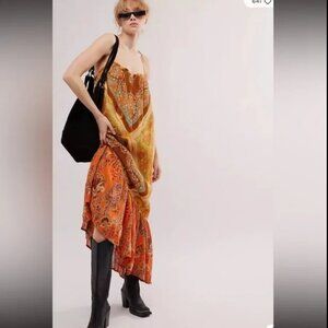 New! Intimately Free People Mojave Mermaid Maxi Slip Dress S M L XL 🧡💛🧡